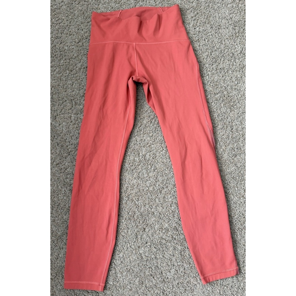 Lululemon Train Times Pant 25" Size 6 Women's Leggings Active Yoga Calypso Pink